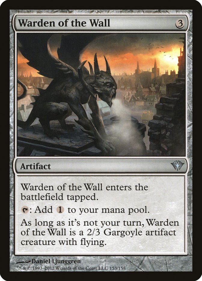 Warden of the Wall - (Foil): Dark Ascension
