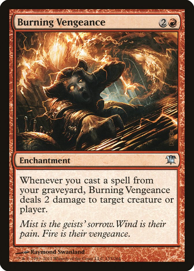 Burning Vengeance - (Foil): Innistrad