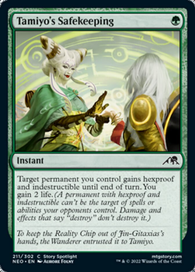 Tamiyo's Safekeeping - (Foil): Kamigawa: Neon Dynasty