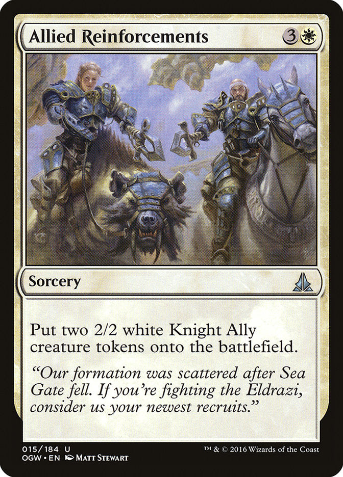 Allied Reinforcements - (Foil): Oath of the Gatewatch