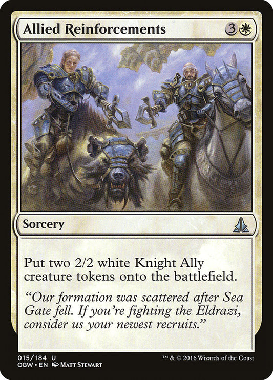 Allied Reinforcements - (Foil): Oath of the Gatewatch