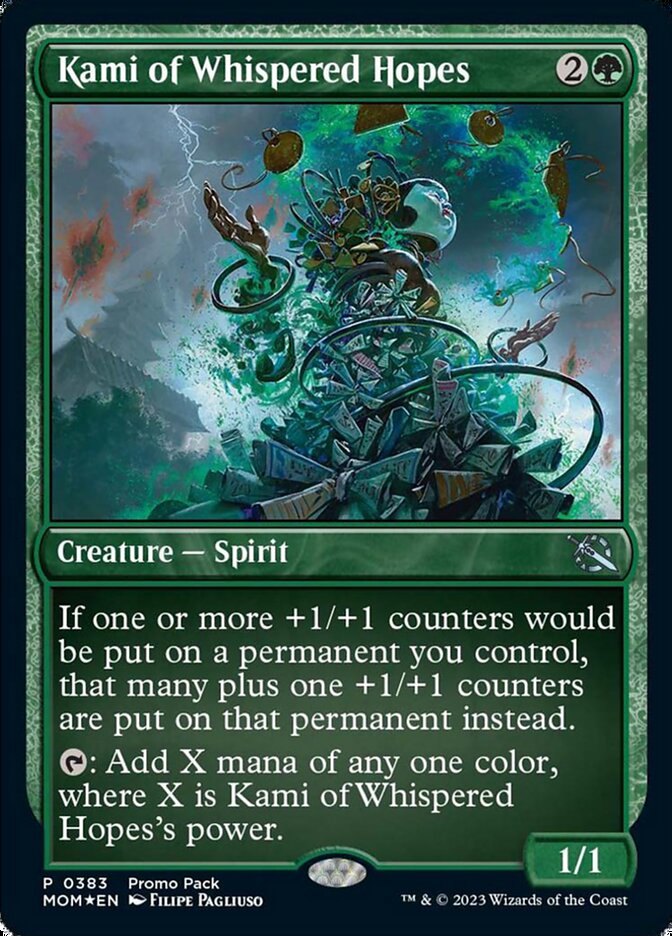 Kami of Whispered Hopes (Promo Pack) (March of the Machine) - (Foil): March of the Machine