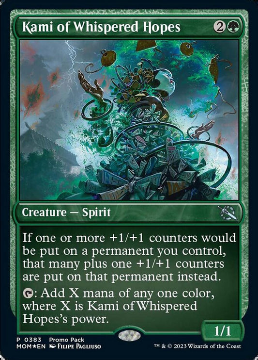 Kami of Whispered Hopes (Promo Pack) (March of the Machine) - (Foil): March of the Machine
