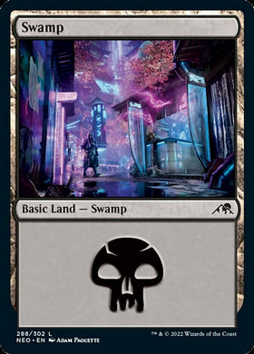 Swamp (#288): Kamigawa: Neon Dynasty