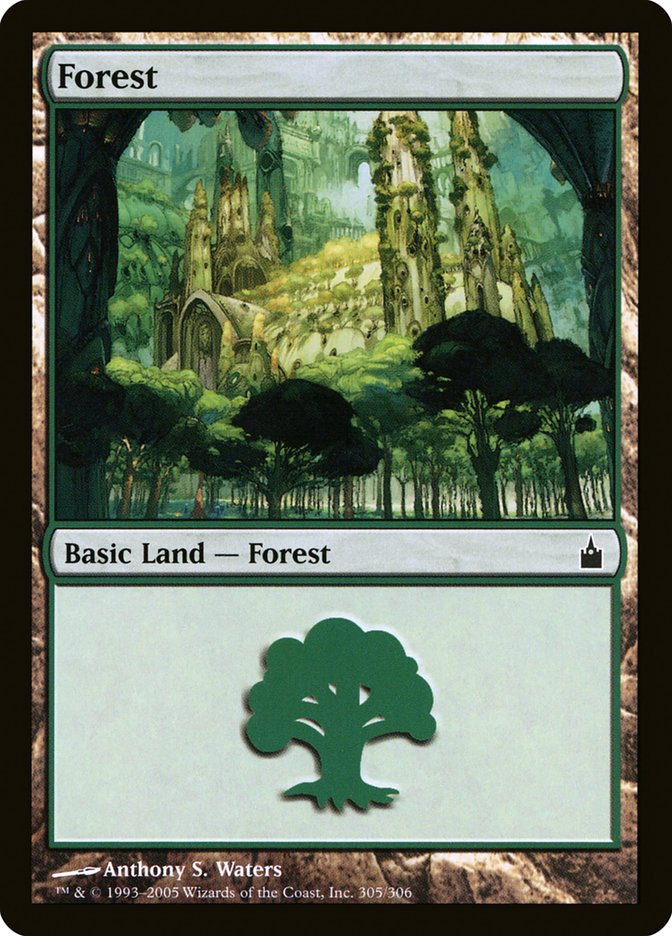 Forest (#305): Ravnica: City of Guilds