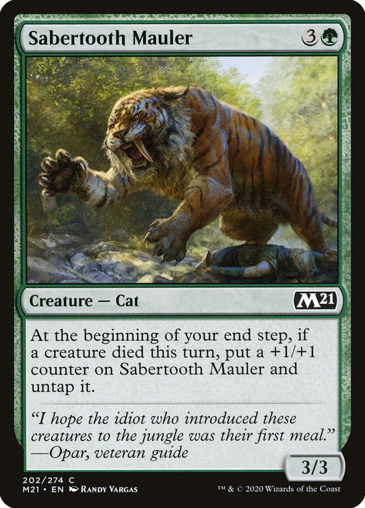 Sabertooth Mauler - (Foil): Core Set 2021