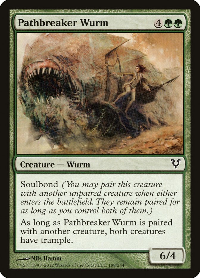 Pathbreaker Wurm - (Foil): Avacyn Restored