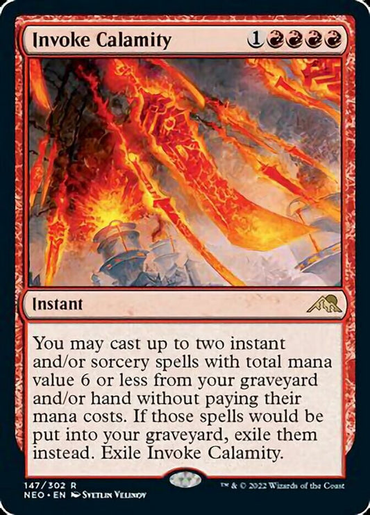 Invoke Calamity - (Foil): Kamigawa: Neon Dynasty
