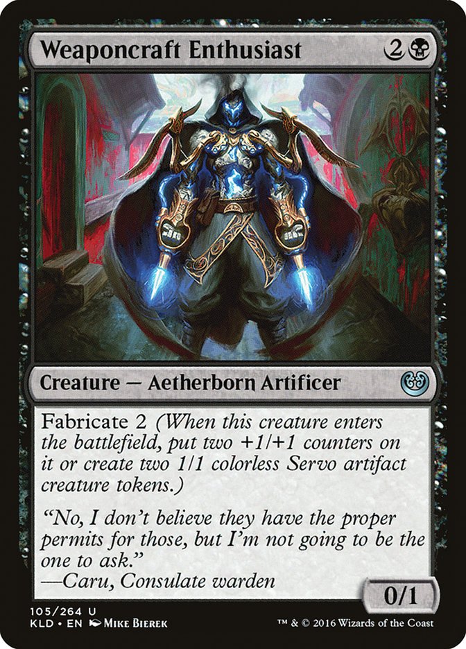 Weaponcraft Enthusiast - (Foil): Kaladesh