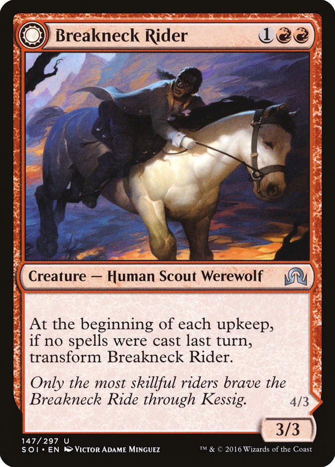 Breakneck Rider // Neck Breaker: Shadows over Innistrad