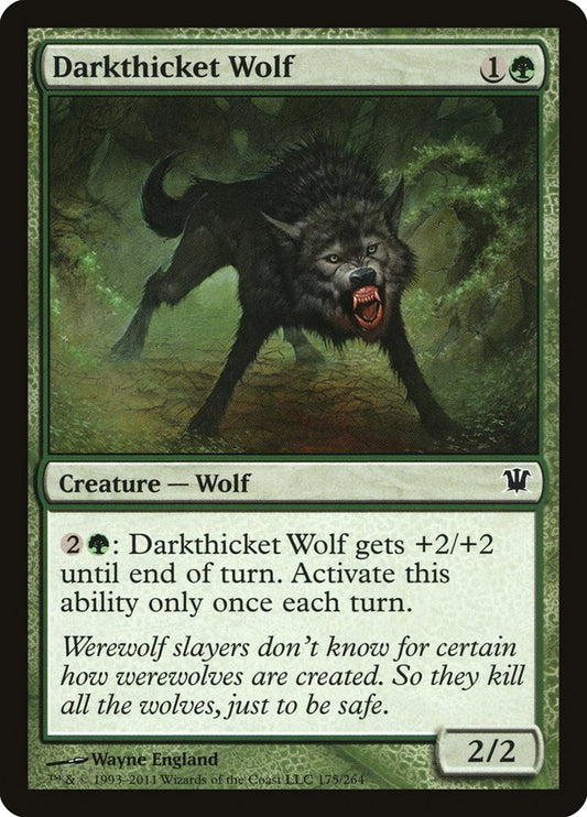 Darkthicket Wolf: Innistrad