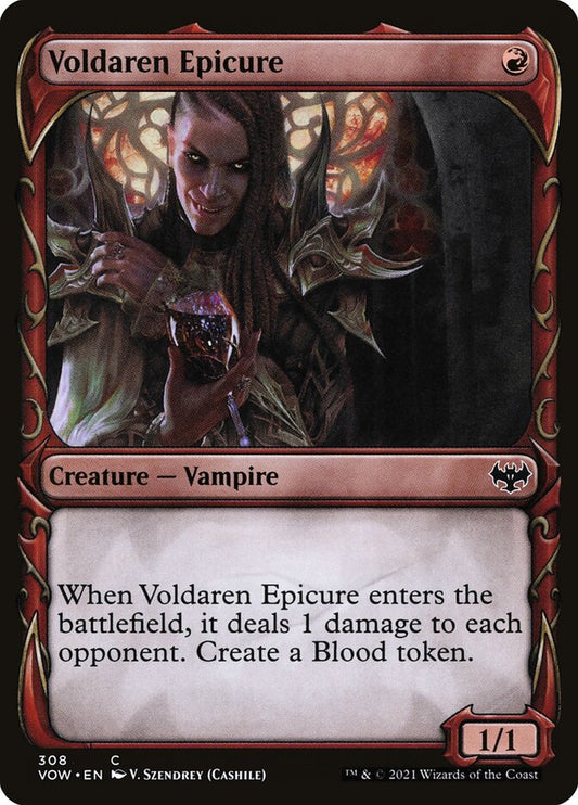 Voldaren Epicure (Showcase) - (Foil): Innistrad: Crimson Vow