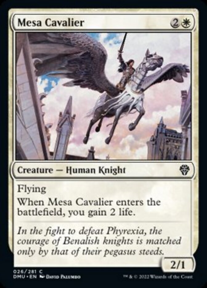 Mesa Cavalier - (Foil): Dominaria United