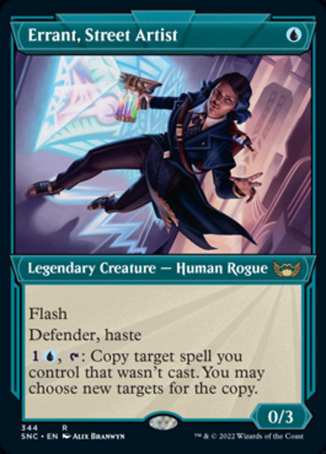 Errant, Street Artist (Showcase) - (Foil): Streets of New Capenna