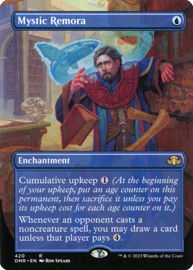Mystic Remora (Borderless): Dominaria Remastered