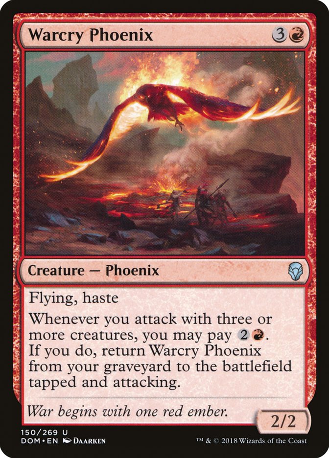 Warcry Phoenix - (Foil): Dominaria
