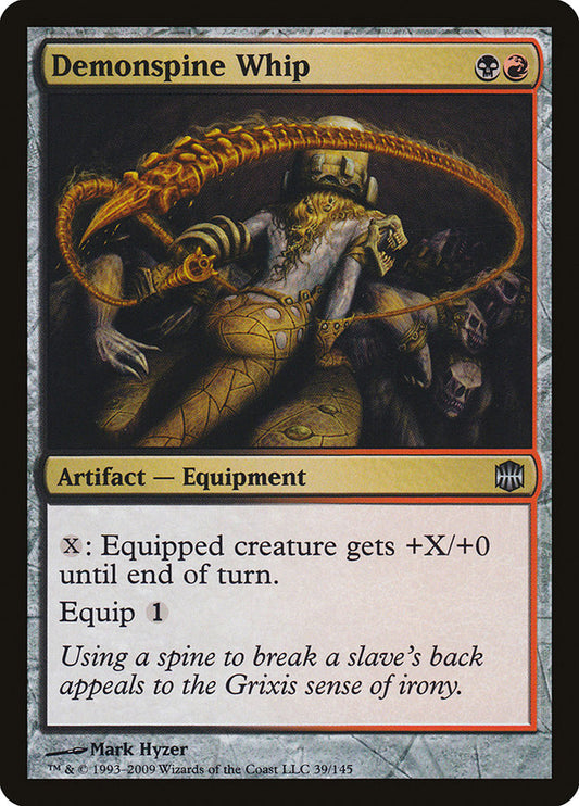 Demonspine Whip - (Foil): Alara Reborn