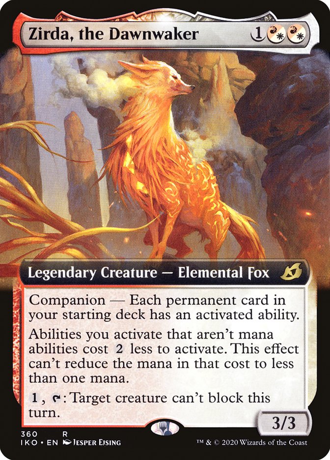 Zirda, the Dawnwaker (Extended Art) - (Foil): Ikoria: Lair of Behemoths