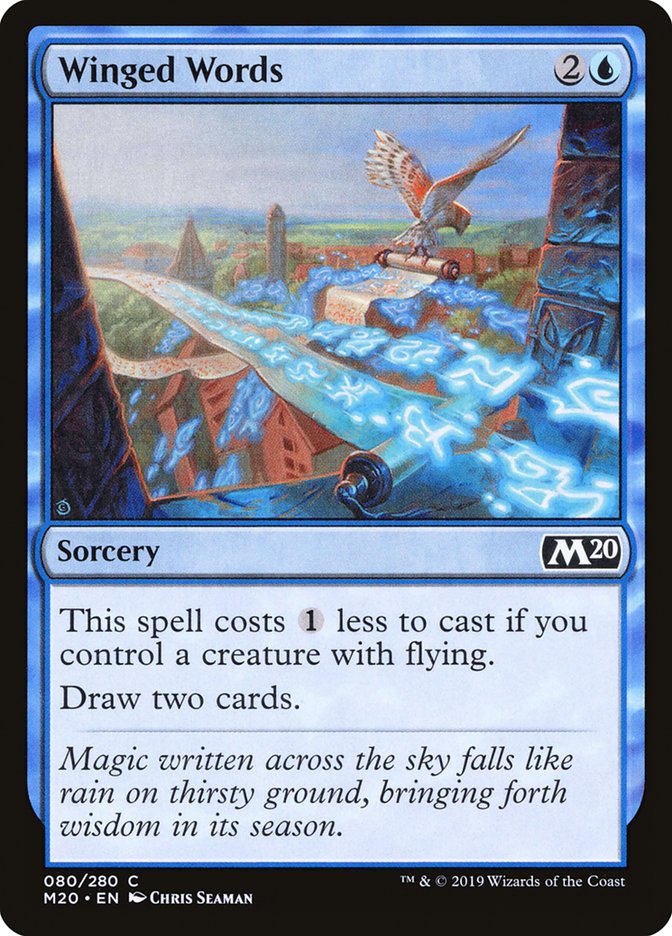 Winged Words - (Foil): Core Set 2020