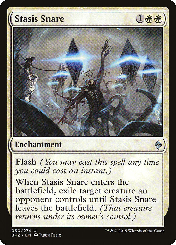 Stasis Snare - (Foil): Battle for Zendikar