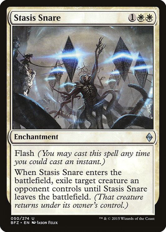 Stasis Snare - (Foil): Battle for Zendikar