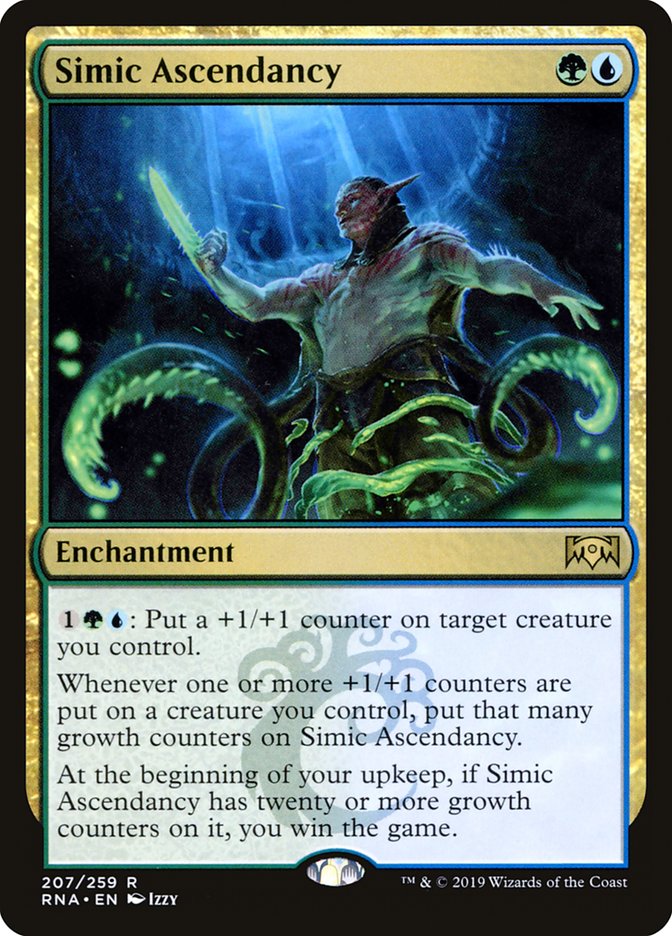 Simic Ascendancy - (Foil): Ravnica Allegiance
