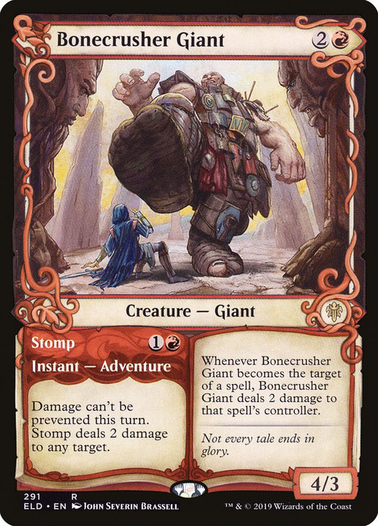 Bonecrusher Giant // Stomp: Throne of Eldraine