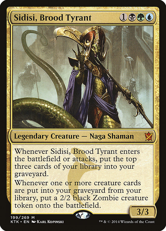 Sidisi, Brood Tyrant - (Foil): Khans of Tarkir