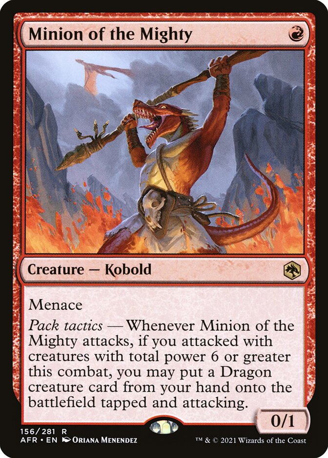 Minion of the Mighty - (Foil): Adventures in the Forgotten Realms