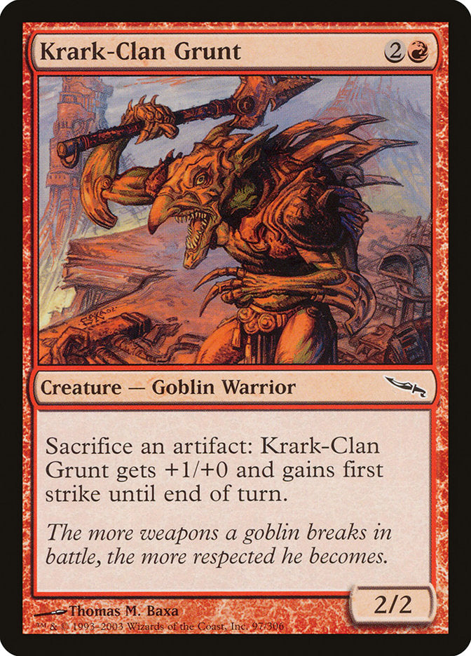 Krark-Clan Grunt: Mirrodin