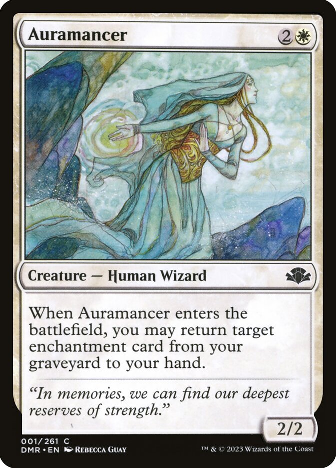 Auramancer - (Foil): Dominaria Remastered