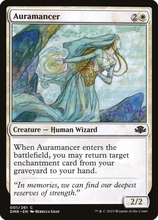 Auramancer - (Foil): Dominaria Remastered