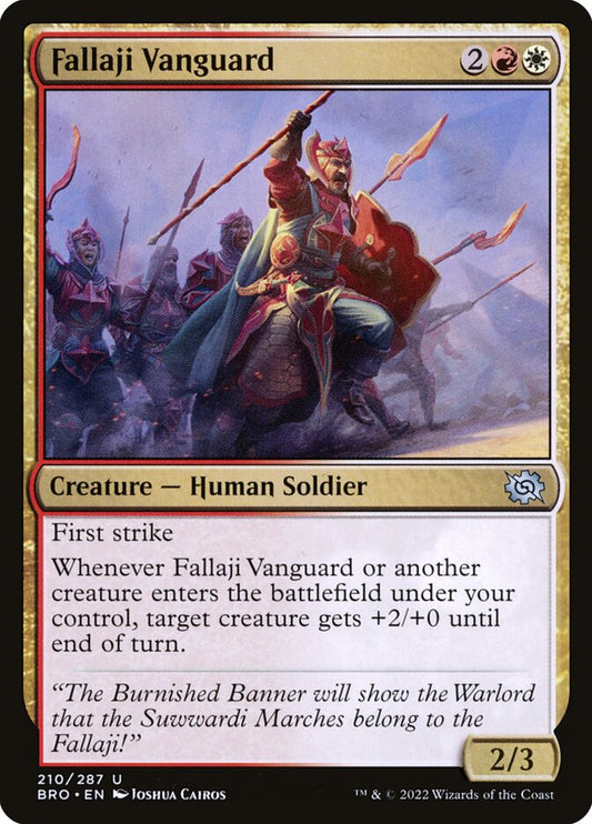 Fallaji Vanguard - (Foil): The Brothers' War